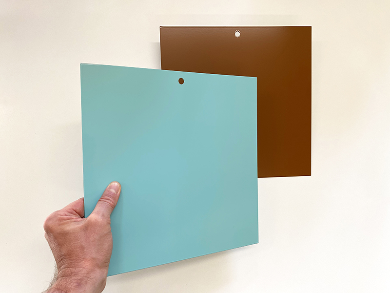 Pulverbeschichtung, Musterbleche, RAL Farbe